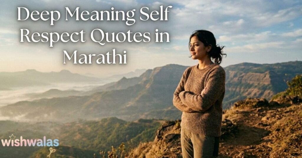 Deep Meaning Self Respect Quotes in Marathi