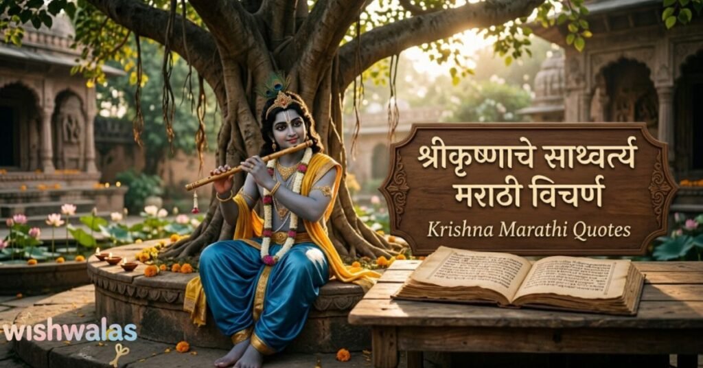 Krishna Marathi Quotes – श्रीकृष्णाचे सर्वोत्तम मराठी विचार