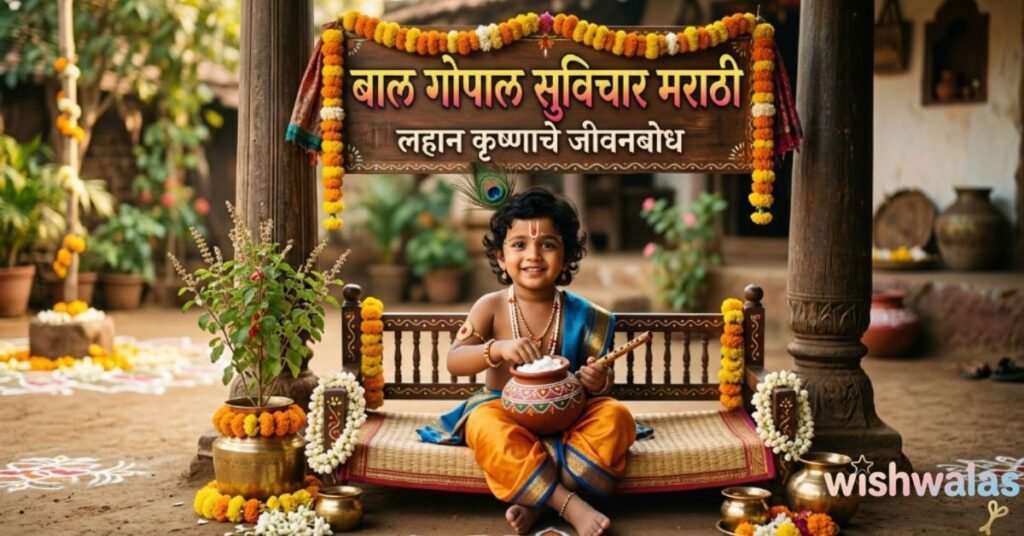 Bal Gopal Suvichar Marathi – लहान कृष्णाचे जीवनबोध
