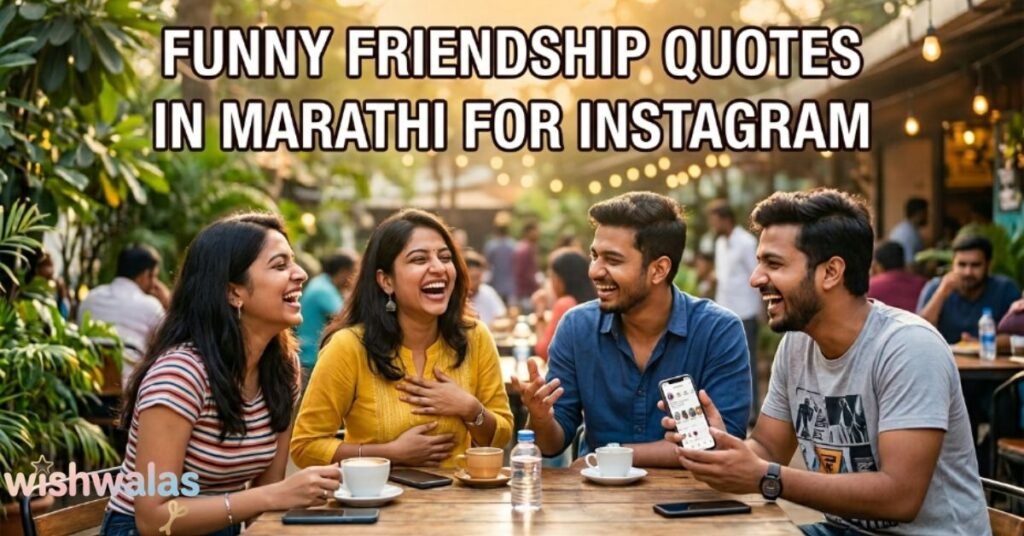 Funny Friendship Quotes in Marathi for Instagram