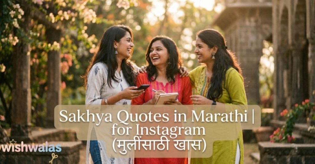 Sakhya Quotes in Marathi for Instagram (मुलींसाठी खास)
