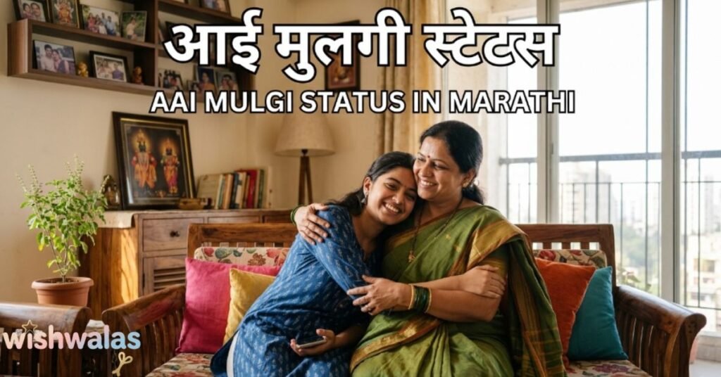 Aai Mulgi Status in Marathi
