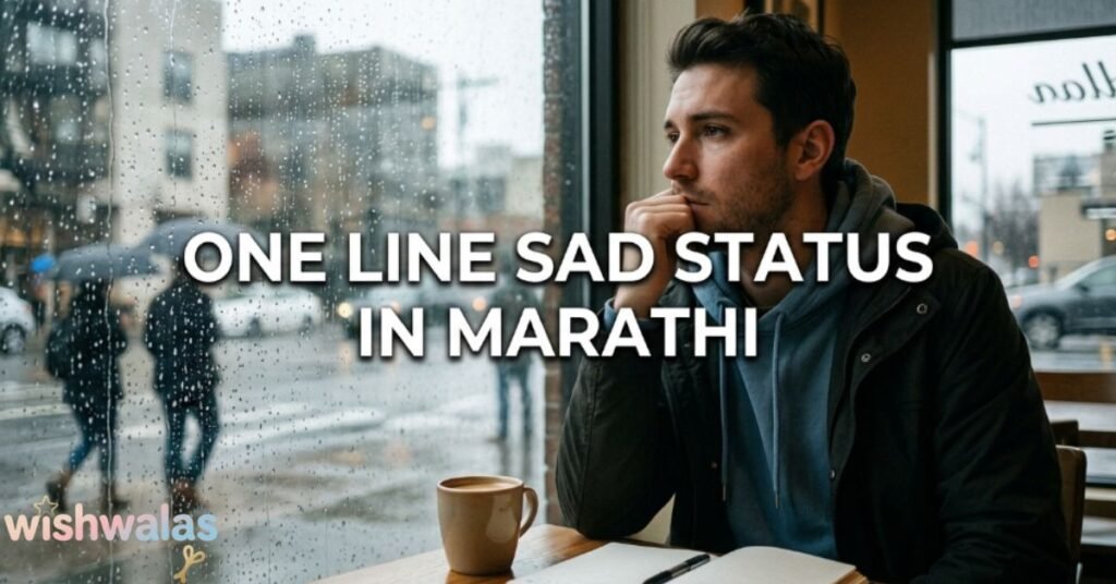 One Line Sad Status in Marathi