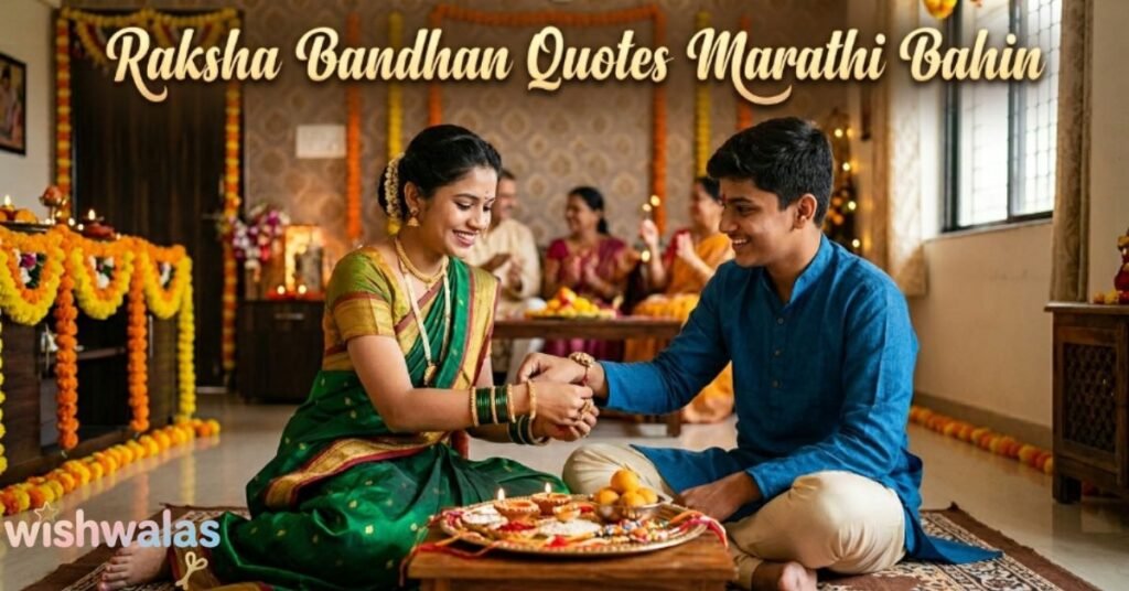 Raksha Bandhan Quotes Marathi Bahin