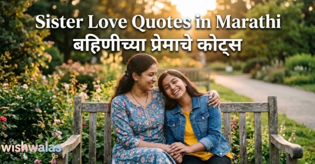 Sister Love Quotes in Marathi