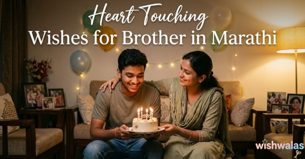 Heart-touching Birthday Wishes for Brother in Marathi