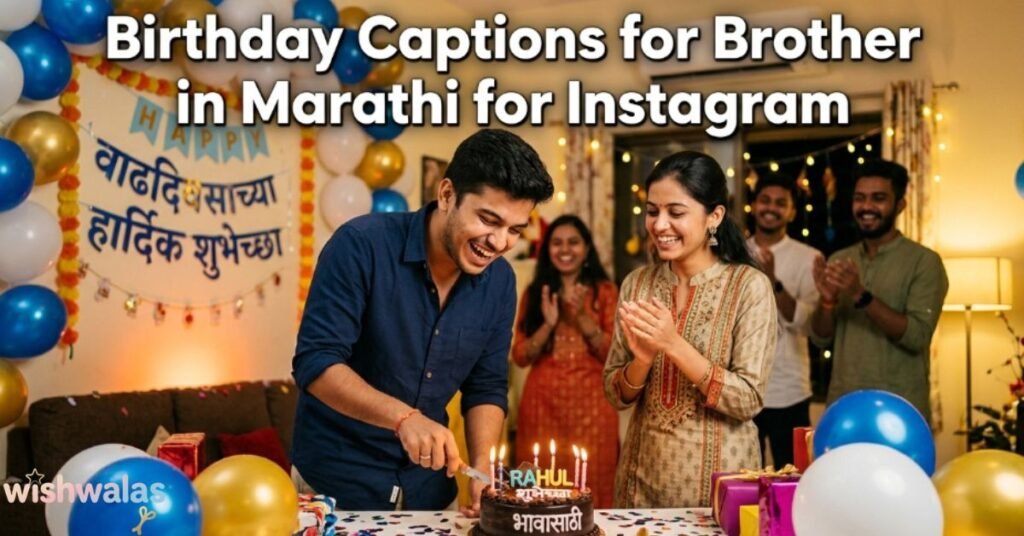 Birthday Captions for Brother in Marathi for Instagram