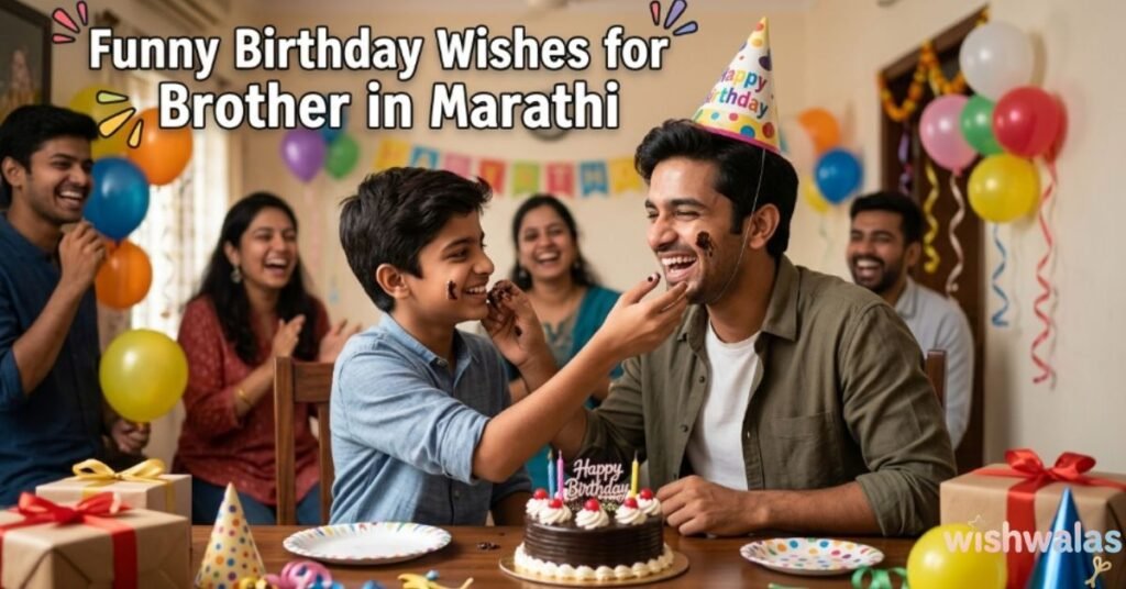 Funny Birthday Wishes for Brother in Marathi