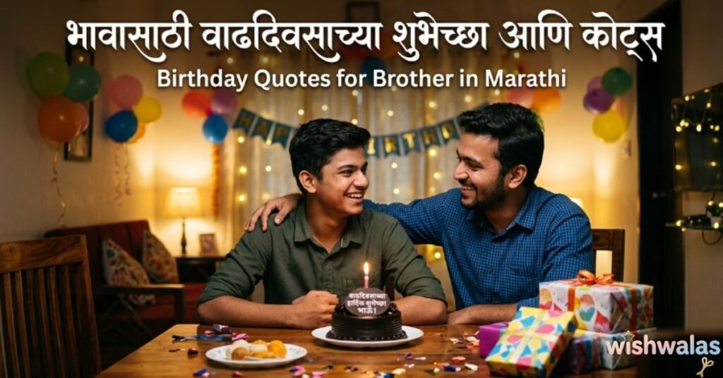 Birthday Quotes for Brother in Marathi