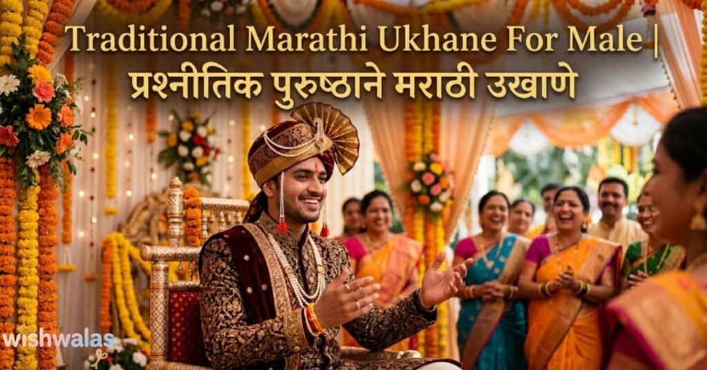 Traditional Marathi Ukhane For Male | पारंपरिक पुरुषांसाठी मराठी उखाणे
