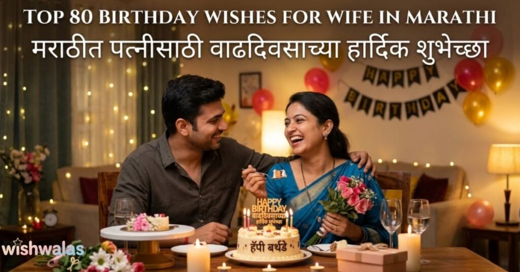 Top 80 Birthday Wishes for Wife in Marathi | मराठीत पत्नीसाठी वाढदिवसाच्या शुभेच्छा