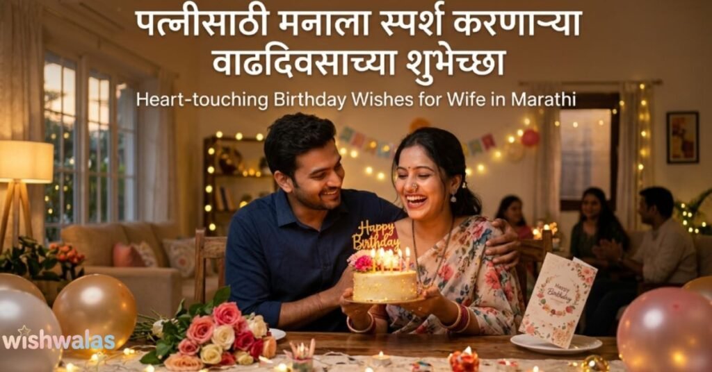 Heart-touching Birthday Wishes for Wife in Marathi