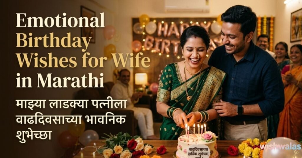 Emotional Birthday Wishes for Wife in Marathi