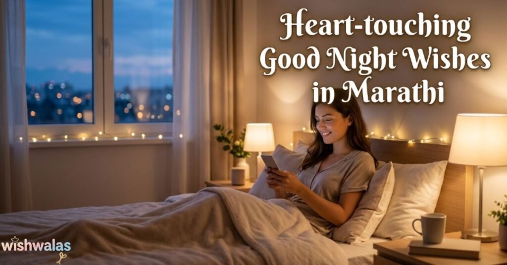 Heart-touching Good Night Wishes in Marathi