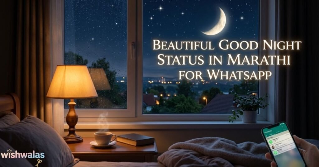 Beautiful Good Night Status in Marathi for WhatsApp